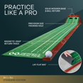 thumbnail image 2 of Alfombrilla de golf Perfect Practice de 2 hoyos, 2,9 m con devolución de pelota, 2 of 9