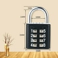thumbnail image 6 of 8-Digit Password Combination Padlock Zinc Alloy Suitcase Smart Password Lock, 6 of 6