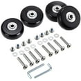 thumbnail image 2 of Panxico Outils de Perceuse et Accessoires Roulements Roues Roulettes Remplacement Pivotant en Caoutchouc Valise Outils & Amélioration de la Maison Noir, 2 of 6
