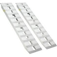 thumbnail image 1 of 2 Pack 72 In Aluminum Trailer Ramps 6000 lbs Heavy-Duty Loading Ramps with Top Hook for Truck Motorcycle Tractor Lawn Equipment, 1 of 7
