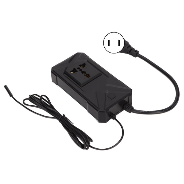 Fish Tank Thermostat, Aquarium Temp Controller 2 Display Modes Gentle Rising 110-220V Real Time for Breeding EU Plug,US Plug,UK Plug