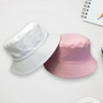 thumbnail image 3 of Dujiujun Bucket Hat Folding Sun Protection Double-sided Wear Wide Brim Unisex Sun Hat for Vacation, 3 of 8