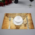 thumbnail image 2 of MKHERT Vintage Africa Map Historical Art Placemats Table Mats for Dining Room Kitchen Table Decoration 12x18 inch,Set of 6, 2 of 4