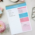 thumbnail image 4 of Twin Wire Binding Daily Planner Notebook 100 Pages Weekly Meal Planner 142x220mm, 4 of 11