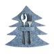 thumbnail image 3 of Bearachild 4 unidades/juego de vajilla de árbol de Navidad, bolsa de almacenamiento, bolsa de dulces, decoración, organizador de dinero en efectivo, Kits de decoración para fiestas Gris Bearachild HA068283-03B, 3 of 6