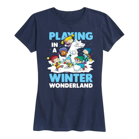 Rugrats - Playing In A Winter Wonderland - Women's Short Sleeve Graphic T-Shirt