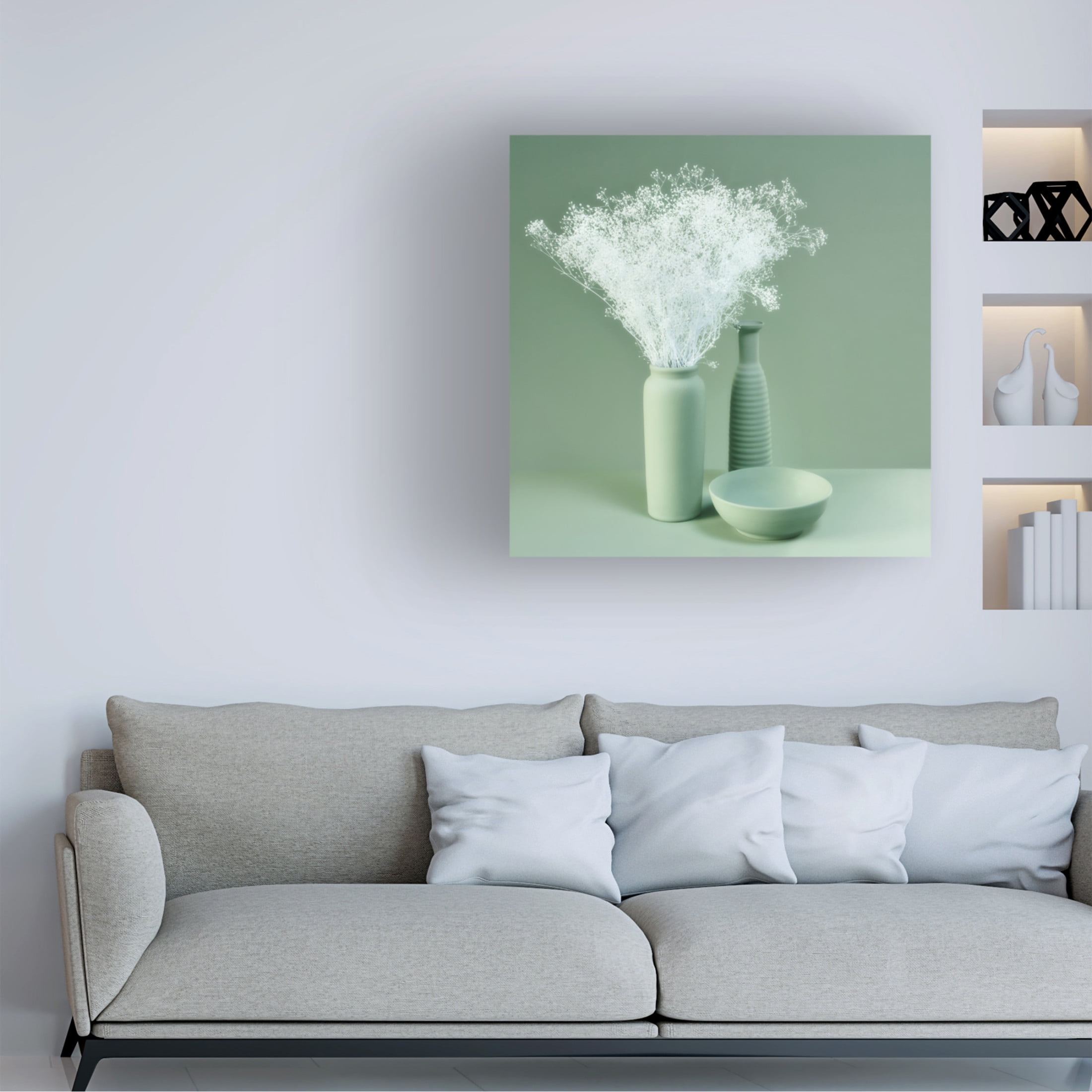 Canvas Wall Art - Heidi Westum 'Pure' Wall Art for Living Room, Bedroom, or Office Décor by Trademark Fine Art - 18 x 18 Inches