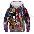 thumbnail image 3 of Nueva sudadera con capucha con estampado 3D Friday Night Funkin para niños, ropa para niños, sudadera de moda para niños, ropa de calle, juego de anime, camisetas de gran tamaño, 3 of 4