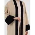 thumbnail image 5 of Beige - Black - Unlined - Abaya - Refka, 5 of 5