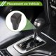 thumbnail image 3 of Cubierta de pomo de cambio de marcha Unique Bargains para Ford Ranger 2019-2022, antideslizante, negra y amarilla, protector de palanca de cambio de cuero sintético, 1 Pc, 3 of 6