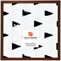 Craig Frames Farmhouse Essentials Tall, 20x20 inch Picture Frame, Walnut Brown