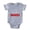 Heather Grey, variant on CafePress - FIN Still Plays Snakes - Cute Infant Baby Football Bodysuit