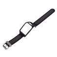 thumbnail image 3 of Silicone Watch Strap Dual Color Watch Strap Watch Strap Smartwatch Accessory Smartwatch Band Silicone Wrist Watch Strap Dual Color With Pin Buckle For  Runner3 AdventurerBlack Gray, 3 of 8
