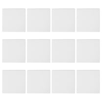 FENGGUIQU 12pcs Soundproof Panel White Polyester Fire Resistant Padding for Homeowners