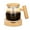 Transparent + Constant Temperature Coaster, variant on FOVNOT Self Stirring Mug, 400 ML Self Stirring Coffee Mug with Constant Temperature Coaster
