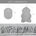 thumbnail image 6 of Ashler Ultra Soft Non Slip Bathroom Shower Area Rug Water Absorbing Plush Mat, 2 Sets Light Gray 17 x 24 & 24 x 36 inches, 6 of 7