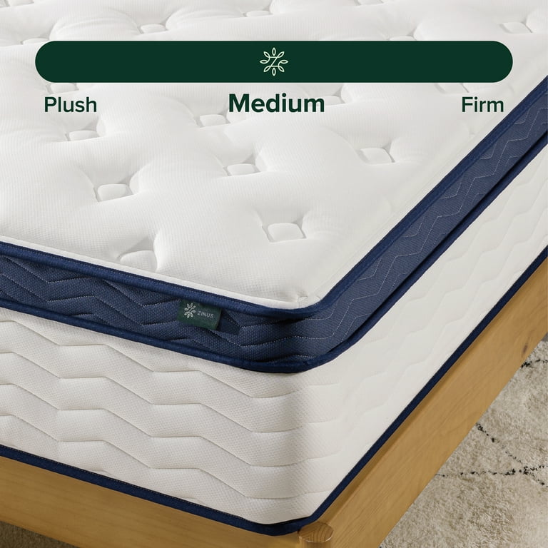 매트리스 프레임 세트(Zinus Classic DST Pocket Coil Mattress, Semi-Double&Foldable Frame) ZINUS Pocket Coil Mattress Semi-Double 15cm Thickness Classic 570