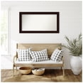 thumbnail image 4 of Amanti Art Custom Framed Wall and Bathroom Mirror (26.25 x 49.25 in.), Coffee Bean Brown Frame, 4 of 7