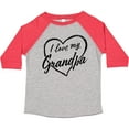 thumbnail image 3 of Inktastic I Love My Grandpa in Black Chalk Heart Boys or Girls Toddler T-Shirt, 3 of 5