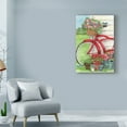 thumbnail image 3 of Trademark Fine Art 'Bike With Birds And Flowers Flag' Canvas Art by Melinda Hipsher, 3 of 3