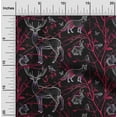 thumbnail image 2 of oneOone Rayon Pink Fabric Animal Sewing Material Print Fabric By The Yard 56 Inch Wide, 2 of 4