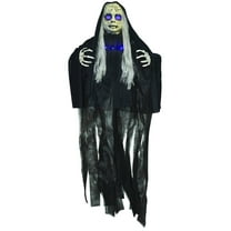 Haunted Purple Light Up Doll Halloween Decoration
