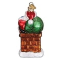thumbnail image 3 of Old World Christmas Chimney Stop Santa Ornament, 3 of 3