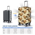 thumbnail image 6 of Fotbe Retro Squirrel Luggage Cover Protector,Suitcase Protector,Scratch and Dirt Resistant,Fits 18-32 Inch Luggage(without luggage)-X-Large, 6 of 9