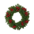 thumbnail image 2 of Gumesh Christmas Wreath with Realistic Greenery, 20 Inch Luxury Artificial Pine Door Decor for Indoor and Outdoor Use, All-Weather Holiday Welcome Wreath for Front Door, 2 of 6