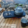 thumbnail image 4 of table d'Isolation pour Réchaud à Gaz Extérieur mini Réchaud de camping Support portable en Alliage d'Aluminium Accessoires de Réchaud, 4 of 7