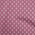 thumbnail image 1 of oneOone Cotton Flex Magenta Fabric Running Stitch Craft Projects Decor Fabric Printed By The Yard 40 Inch Wide, 1 of 4