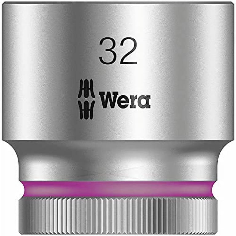 Wera Zyklop 1/2" Socket, 18mm Hex Head, 37mm Length - 8790 HMC Professional Socket