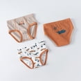 thumbnail image 2 of NIEWTR Toddler Boys Underwear Briefs Active Comfort with Soft Stretch Fabric Shorts Elastic Waist(A01-Coffee,4-5 Years), 2 of 4