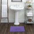 thumbnail image 6 of Mohawk Cotton Bath Mat Soft Absorbent Quick Dry Machine Washable Bathroom Mat, Grape, 17" x 24", 6 of 7