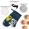 thumbnail image 3 of Fotbe Avocado in Space1 for 4Pcs Oven Mitts and Pot Holders, 500℉ Heat Resistant Oven Mitts , Non-Slip Silicone Surface Safe for Baking, Cooking, BBQ, 3 of 6