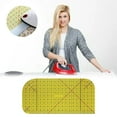 thumbnail image 2 of WHEANG Measuring Tools Hot Ironing Ruler Hot Ironing Measuring Ruler Patchwork Tools for Clothing Makin A Yellow, 2 of 8