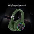 thumbnail image 5 of Fnyoxu Headphones Wireless Bluetooth Headset Subwoofer Bluetooth Mobile Computer Game Music Sports Game IPX4 Waterproofs Headphones,Green, 5 of 8