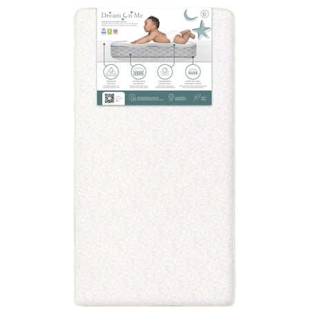 Dream On Me Snug Support Crib and Toddler Mattress, Paisley