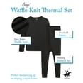 thumbnail image 2 of Beverly Hills Polo Club Boys' Thermal Underwear - 6 Piece Waffle Knit Top and Long Johns (2T-18), 2 of 7