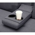 thumbnail image 5 of Segmart Futon with Cupholders, Dark Grey, 5 of 10