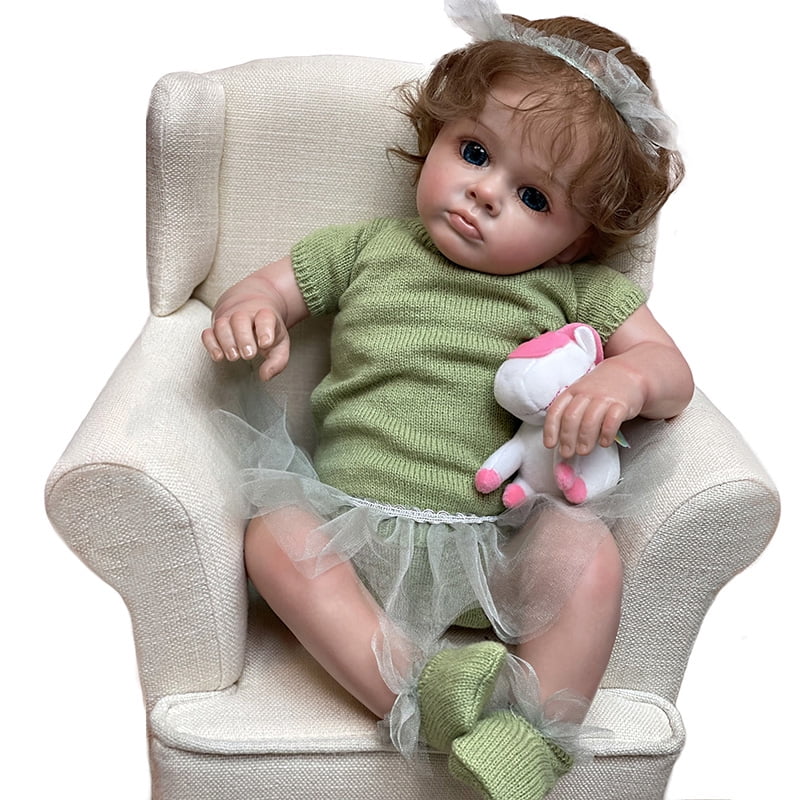 55Cm Bebe Reborn Dolls Handmade Lifelike Reborn Doll Painted Bebe Girl