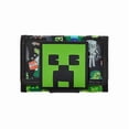 thumbnail image 1 of Minecraft - Wallet for Kids | Boys Girls Creeper Green or Black Wallet | Gaming Goods Gift One Size, GREEN, One Size, Casual, Green{sl}, 1 of 2