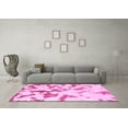 thumbnail image 3 of Ahgly Company Indoor Rectangle Abstract Pink Modern Area Rugs, 7' x 9', 3 of 4