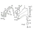 thumbnail image 2 of New Genuine Nissan Cover-Frnt Fender, Lh 668951JA0A / 66895-1JA0A OEM, 2 of 10