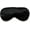 Moonless Night, variant on Fishers Finery 25 Momme Mulberry Silk Sleep Mask | Prevents Wrinkles | Travel Mask (Black)