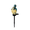 Green, variant on Solar Dragon Garden Stake Light, Resin Hatching Baby Dragon Egg Statue Outdoor Waterproof Landscape Lamp, Auto Dusk to Dawn Solar Powered Warm LED Decor, 44.5cm Tall for Lawn 1pc Blue