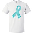thumbnail image 3 of Inktastic Teal Awareness Ribbon T-Shirt, 3 of 5