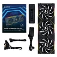 thumbnail image 3 of Lian-Li UNI FAN TL Wireless 1.6" LCD 120mm ARGB Case Fan with Controller, Black, 3-Pack, 3 of 3