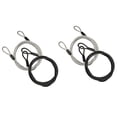 thumbnail image 1 of 2X 100CM/3.3Ft Long Travel Security Cable Lock,Braided Steel Coated Safety Cable Luggage Lock,Safety Cable Wire Rope, 1 of 8