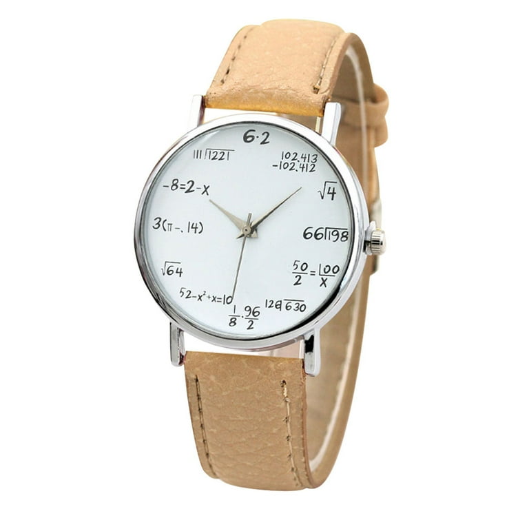 Women s Watch Mathematical Equation Watch Without Scale Belt